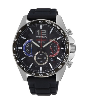 Montre Homme Seiko SSB347P1 Noir le des métaux précieux