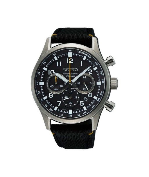 Montre Homme Seiko SSB449P1 Noir Jusqu'à 80% De Réduction