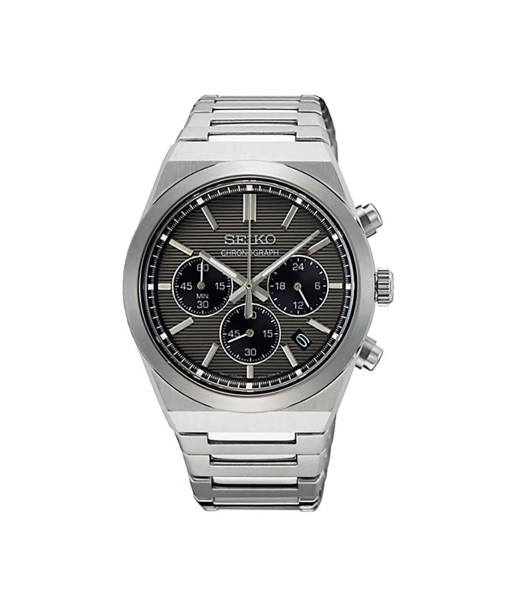 Montre Homme Seiko SSB455P1 Gris Argenté pas cheres