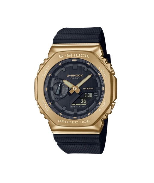 Montre Unisexe Casio G-Shock OAK METAL COVERED - Gold Noir (Ø 44,5 mm) commande en ligne