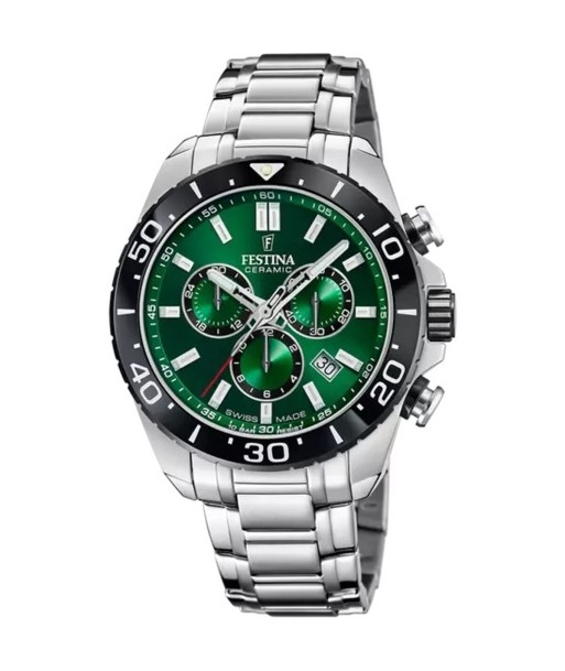 Montre Homme Festina  Swiss Made F20042/3 Vert Argenté suggérées chez