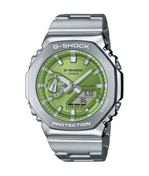 Montre Homme Casio G-Shock OAK G-STEEL LIME GREEN Dans la société mordern