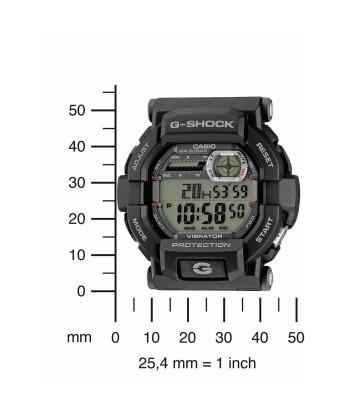 Montre Homme Casio G-Shock GD-350-1ER Noir basket pas cher