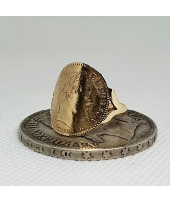 Bague Napoléon Or Femme soldes