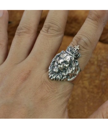 Bague Tête de Lion Argent Les êtres humains sont 