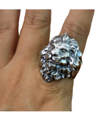 Chevalière Tête de Lion Argent Massif store