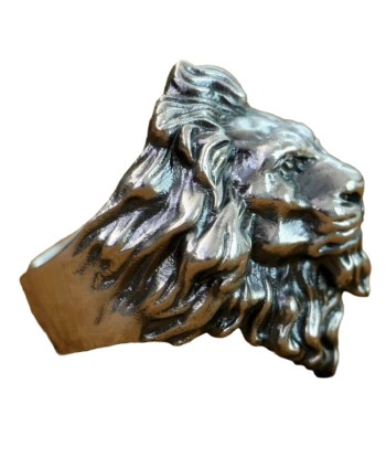 Chevalière Tête de Lion Argent Massif store