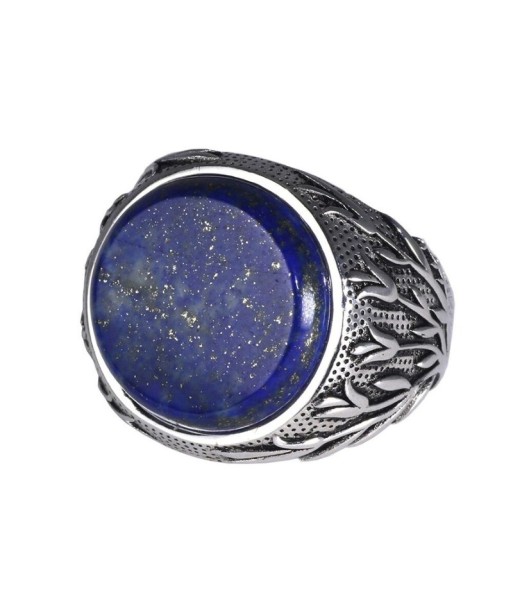 Chevalière Homme Argent Lapis Lazuli Véritable concentré