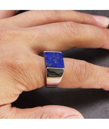 Bague Lapis Lazuli Rectangle 50% de réduction en Octobre 2024