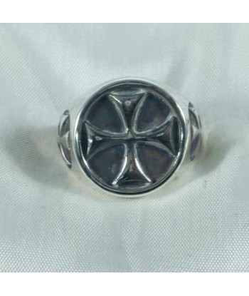 Bague Argent Homme Croix des Templiers solde