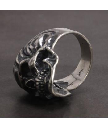 Bague Tête de Mort Argent Massif le concept de la Pate a emporter 