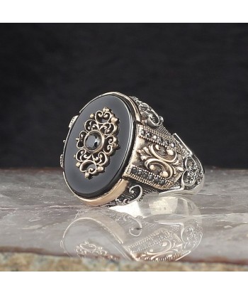 Bague Ottoman Argent Homme la livraison gratuite