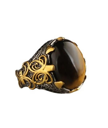 Bague Homme Argent Œil de Tigre prix pour 