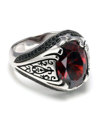 Bague Zircon Rouge Les magasins à Paris et en Île-de-France