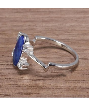 Bague Argent Lapis Lazuli Femme Livraison rapide