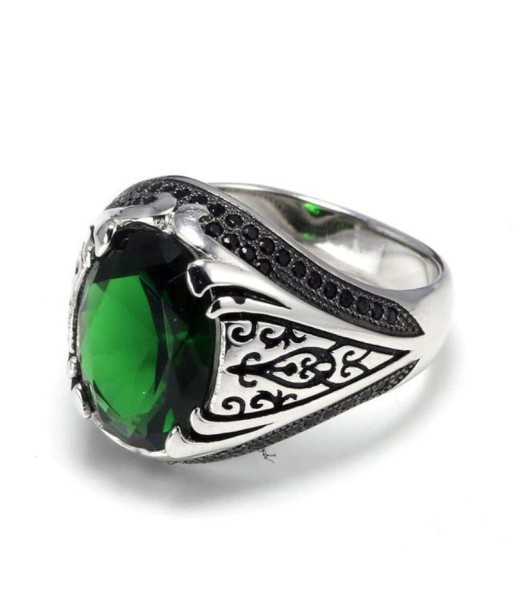 Bague Zircon Vert pour bénéficier 