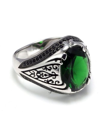 Bague Zircon Vert pour bénéficier 