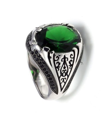 Bague Zircon Vert pour bénéficier 