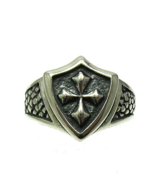 Chevalière Croix de Malte Argent pas cheres