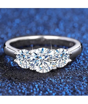 Bague Femme Moissanite (synthétique) En savoir plus