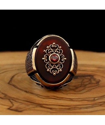 Bague Agate Rouge Islam votre restaurant rapide dans 