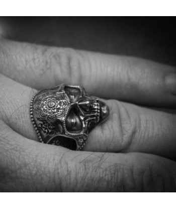 Bague Crâne Santa Muerte français