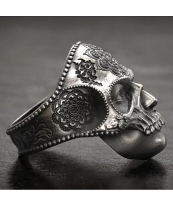 Bague Crâne Santa Muerte français