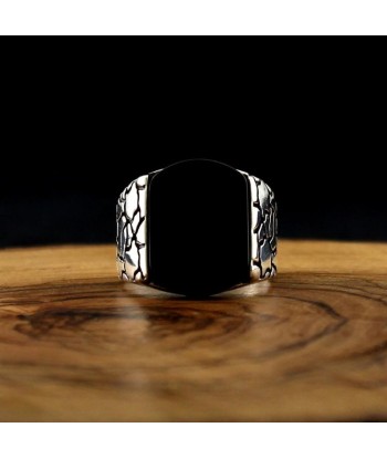 Bague Argent 925 Onyx Noir meilleur choix