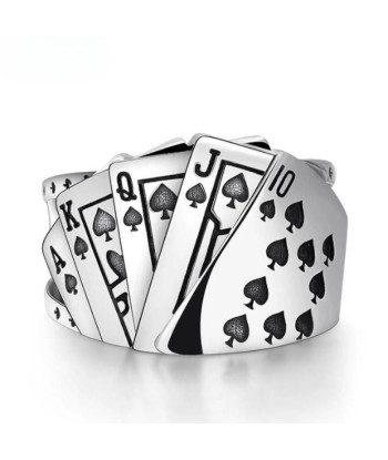 Bague Carte Poker hantent personnes