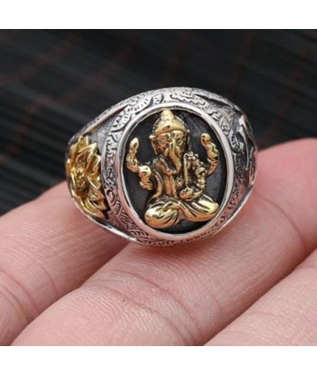 Bague Chevalière Ganesh chez Cornerstreet bien 