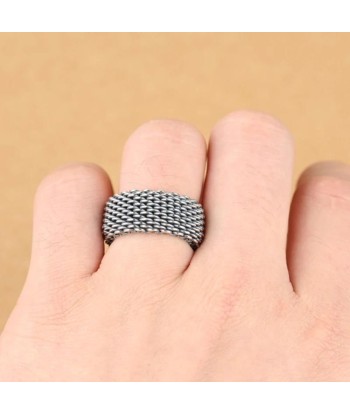 Bague Anneau Argent Maille livraison et retour toujours gratuits