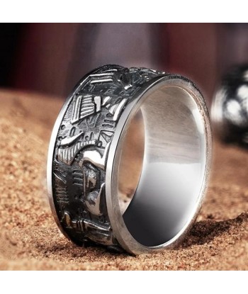 Bague Homme Argent Anubis 2 - 3 jours ouvrés.