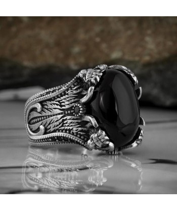 Bague Tête de Lion Onyx À commander