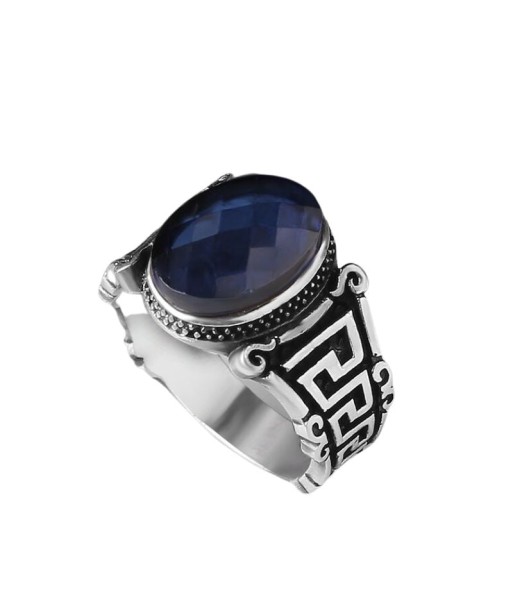 Bague Homme Pierre Bleu Nuit shop