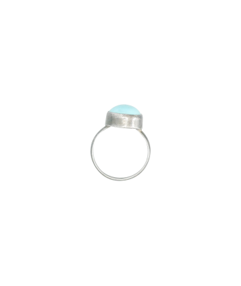 Bague en argent sertie d'une turquoise ouvre sa boutique