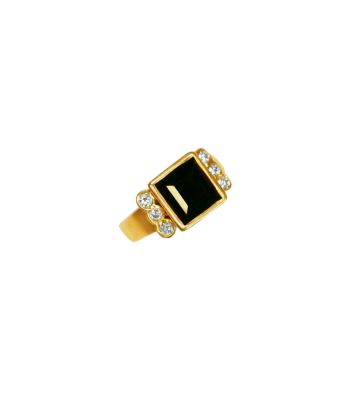 Bague or jaune 750 et 6 diamants store