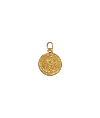 Pendentif or jaune 900, pièce de 2 pesos mexicains de votre