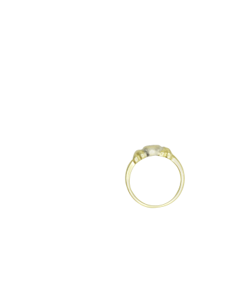 Bague or jaune sertie de 7 diamants sur le site 