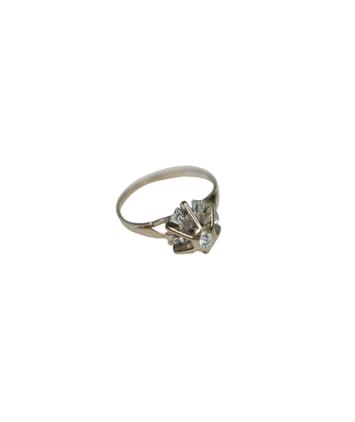 Bague or gris diamant solitaire Les magasins à Paris et en Île-de-France