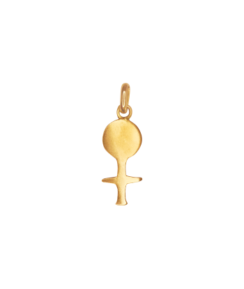 Pendentif or jaune figurine ethnique du meilleur 