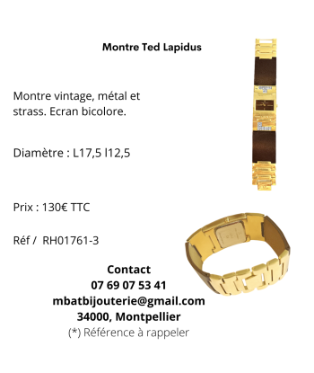 Montre Ted Lapidus online