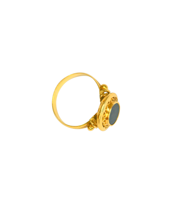 Bague or jaune avec opale français