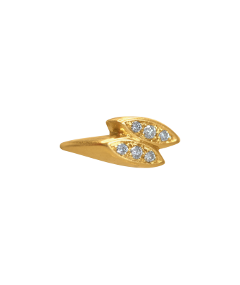 Bague or 18k avec 6 diamants vente chaude votre 