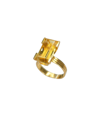 Bague or 18k avec une citrine 2 - 3 jours ouvrés.