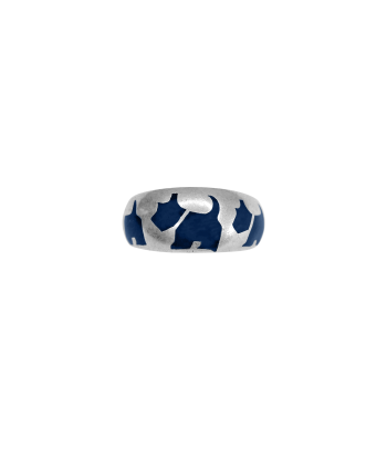 Bague argent avec chiens bleus shop