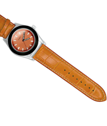 Montre avec bracelet orange d'Europe débarque