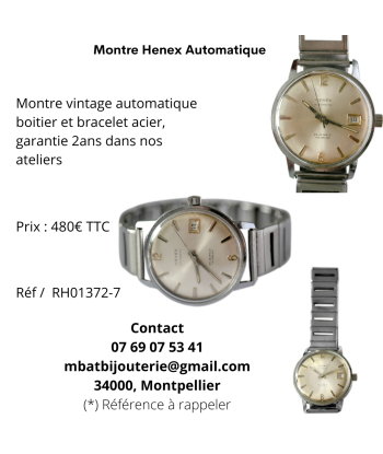 Montre Henex Automatique en ligne des produits 