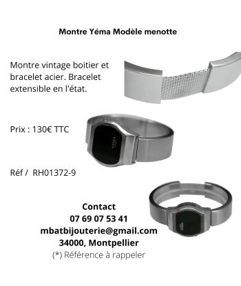 Montre Yéma Modèle menotte hantent personnes