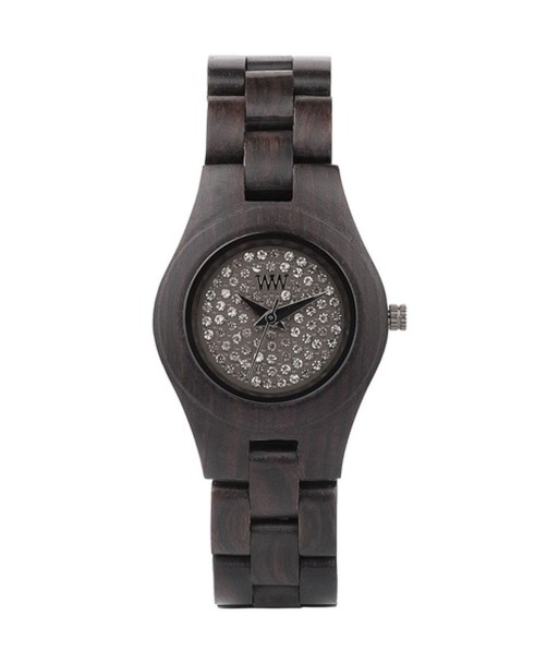 Montre Femme We Wood MOON CRYSTAL BLACK Profitez des Offres !